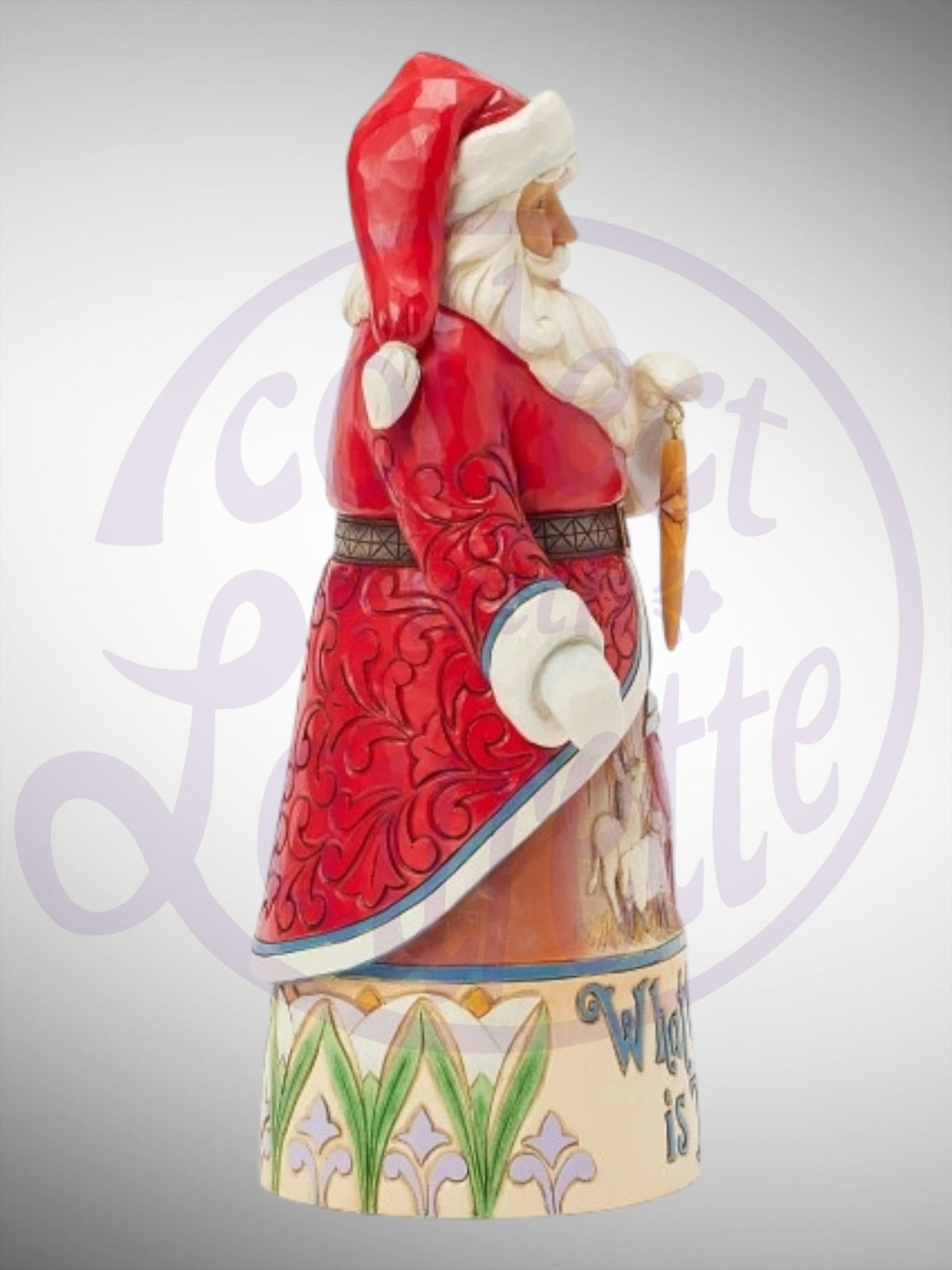 Jim Shore Heartwood Creek -  What Child is This Song Series Santa Figurine